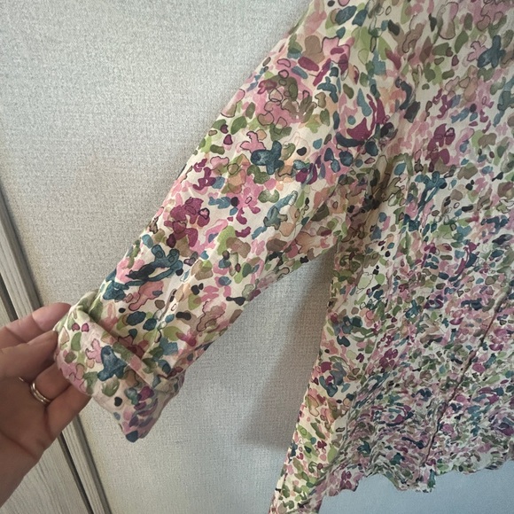 Coldwater Creek Multicolor Floral Blouse - Picture 3 of 9
